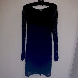 Long sleeve Lace Fit & Flare Dress